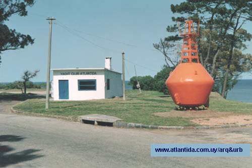 Primera "casa" del Yacht Club Atlntida