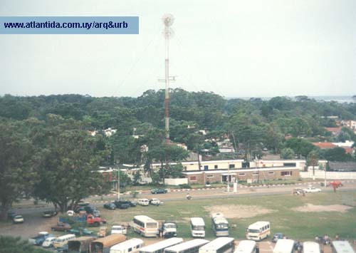 Vista area del actual emplazamiento del Yacht Club