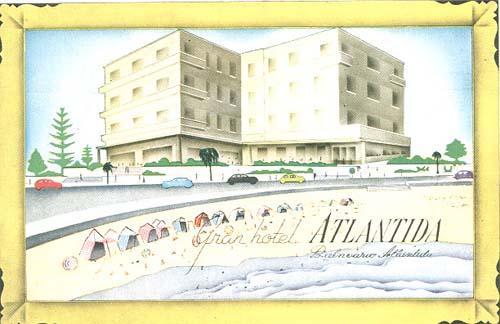 Hotel Atlntida - Cartula de folleto