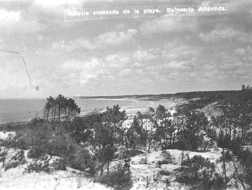 Vista de la playa