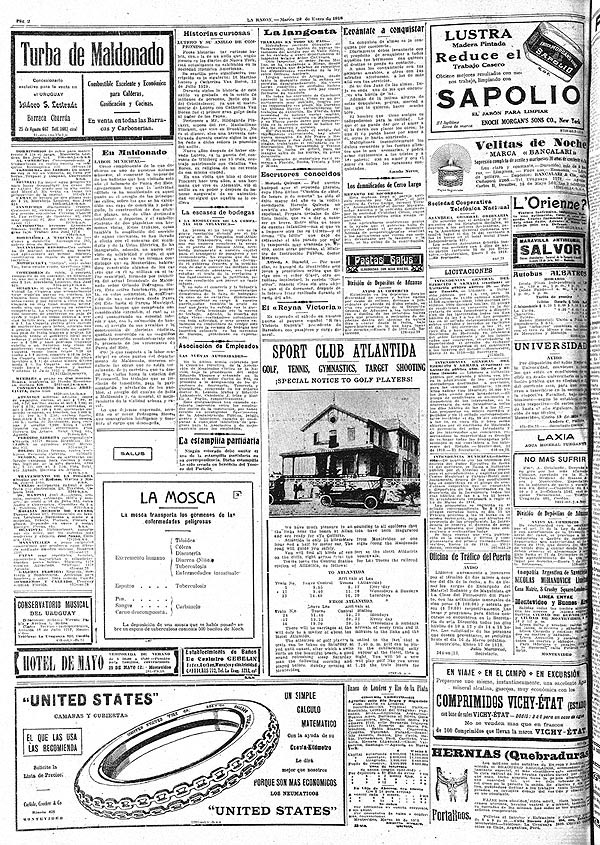diario La Razon - 22 de enero de 1918