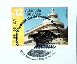 sello 100 anos Atlantida