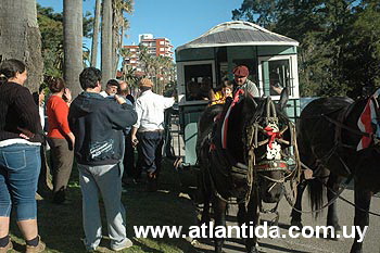 el tranvia fue atraccion de inmediato