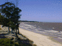 Vista de la playa