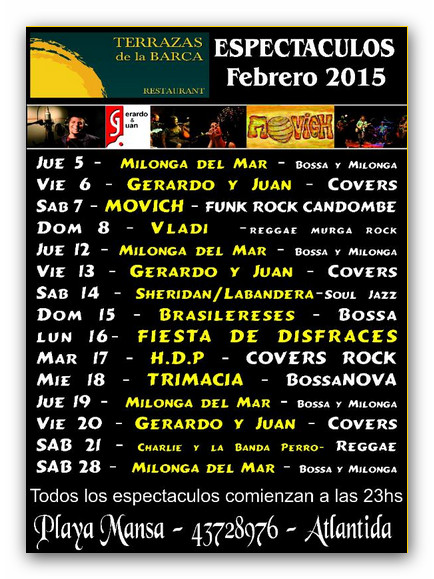 espectaculos febrero 2015