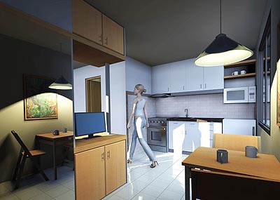 loft render interior